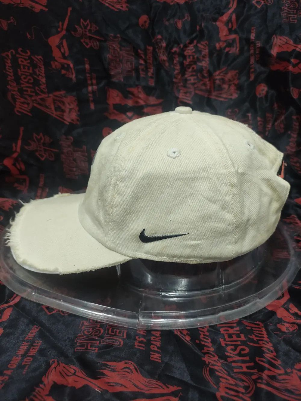 Nike ANDRE AGASSI VINTAGE CAP "DISTRESSED" TRUE VINTAGE Size ONE SIZE - 3 Thumbnail