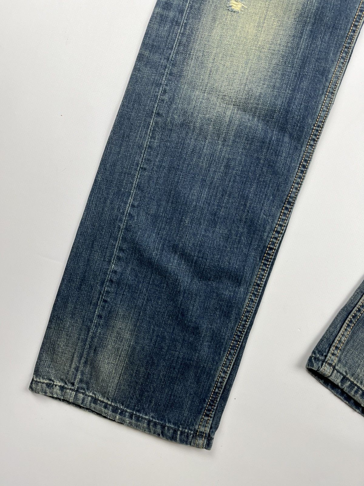 Other Jeans Dirty Pants faded crash denim thrashed y2k distressed Size US 32 / EU 48 - 10 Thumbnail