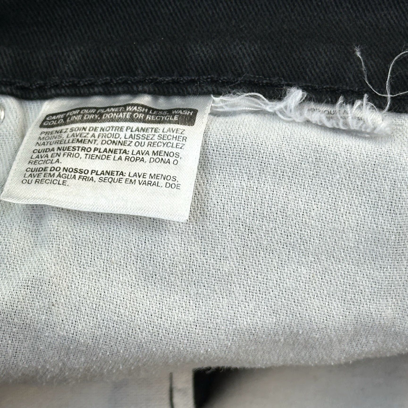 Levi's Levis 541 Jeans Mens Black Denim Athletic Taper Stretch Casual Zip 33x30 34x30 Size US 33 - 7 Thumbnail