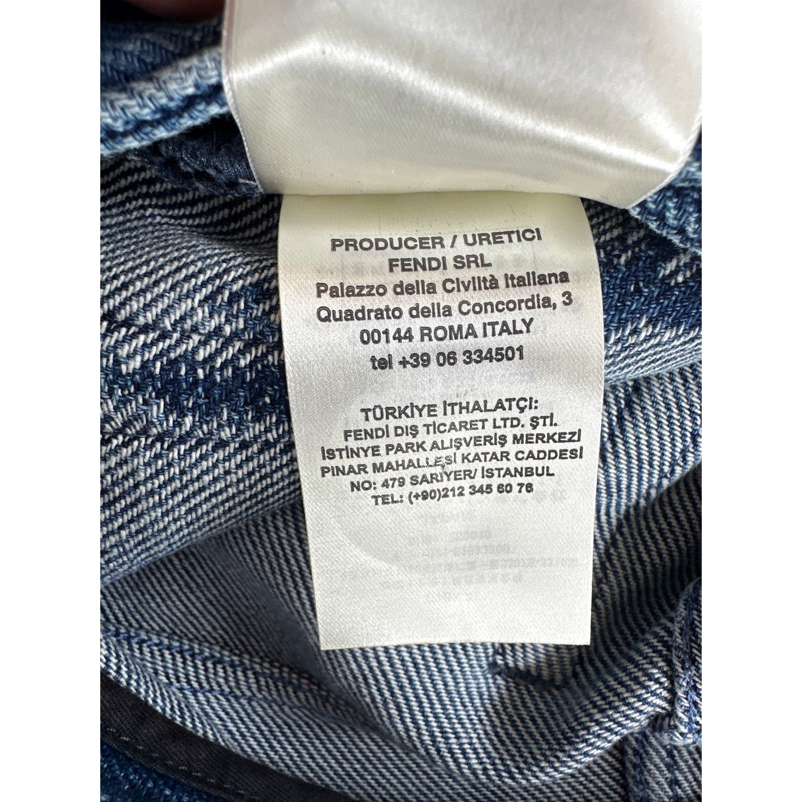 Fendi Fendi Moonlight Comfort High Waist Mens Denim Pants Sz 29/34 Size US 29 - 12 Thumbnail