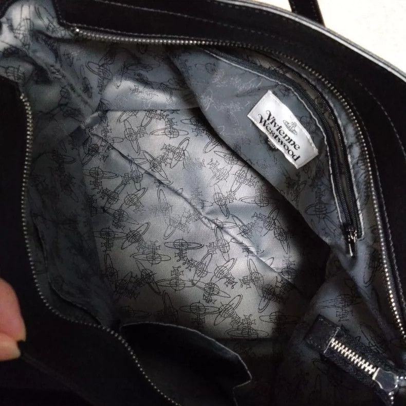 Vivienne Westwood Vivienne Westwood size os Black leather tote bag Size ONE SIZE - 6 Thumbnail