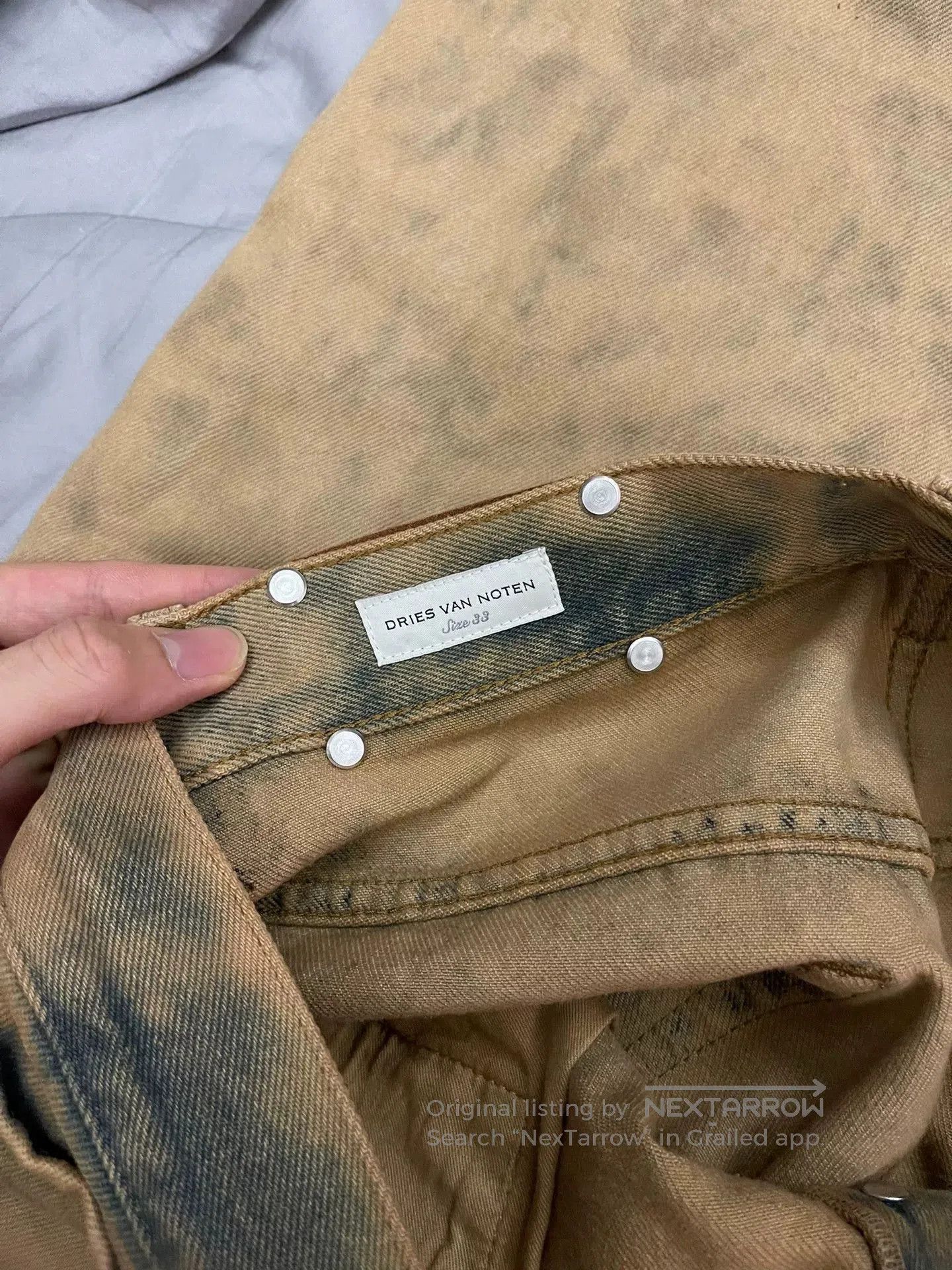Dries Van Noten unique dyed wide. Size US 33 - 8 Thumbnail