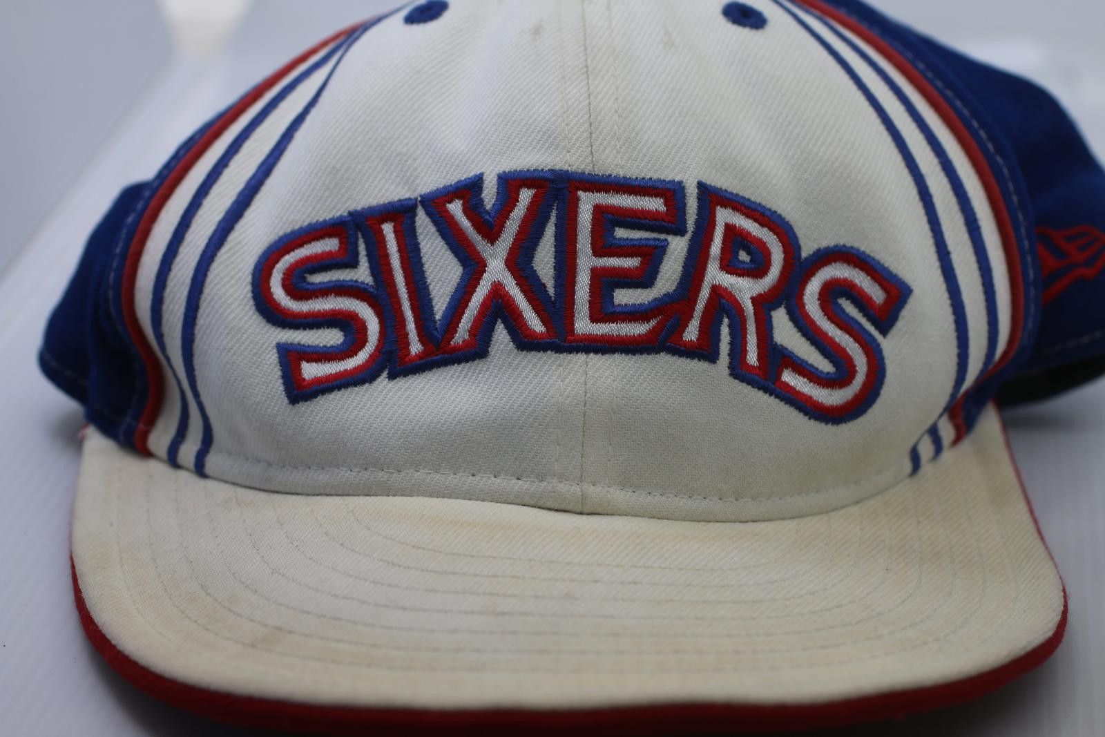 Other Vintage Philadelphia 76ers Sixers New Era Cap Sun Faded Size ONE SIZE - 11 Thumbnail