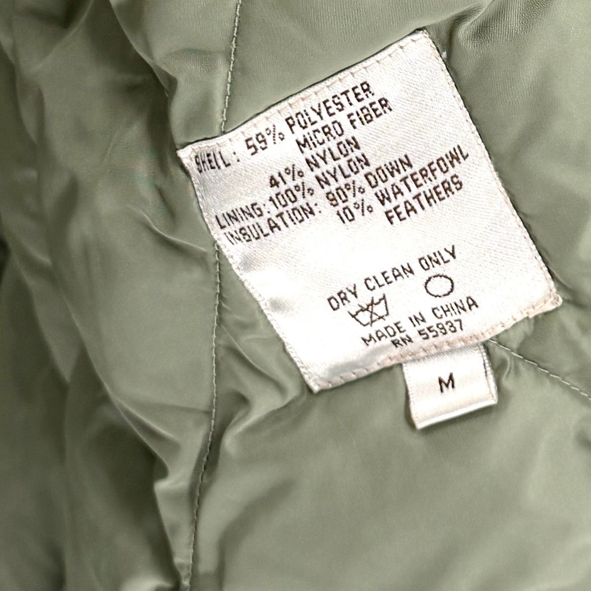 Bill Blass Vintage 90s Pistachio Green Minimalist Down Puffer Jacket Size M / US 6-8 / IT 42-44 - 7 Thumbnail