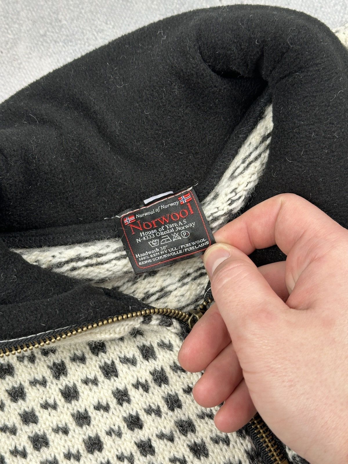 Dale Of Norway Norwool Norway Half Zip Wool Nordic Knitted Sweater Vintage Size US M / EU 48-50 / 2 - 10 Thumbnail