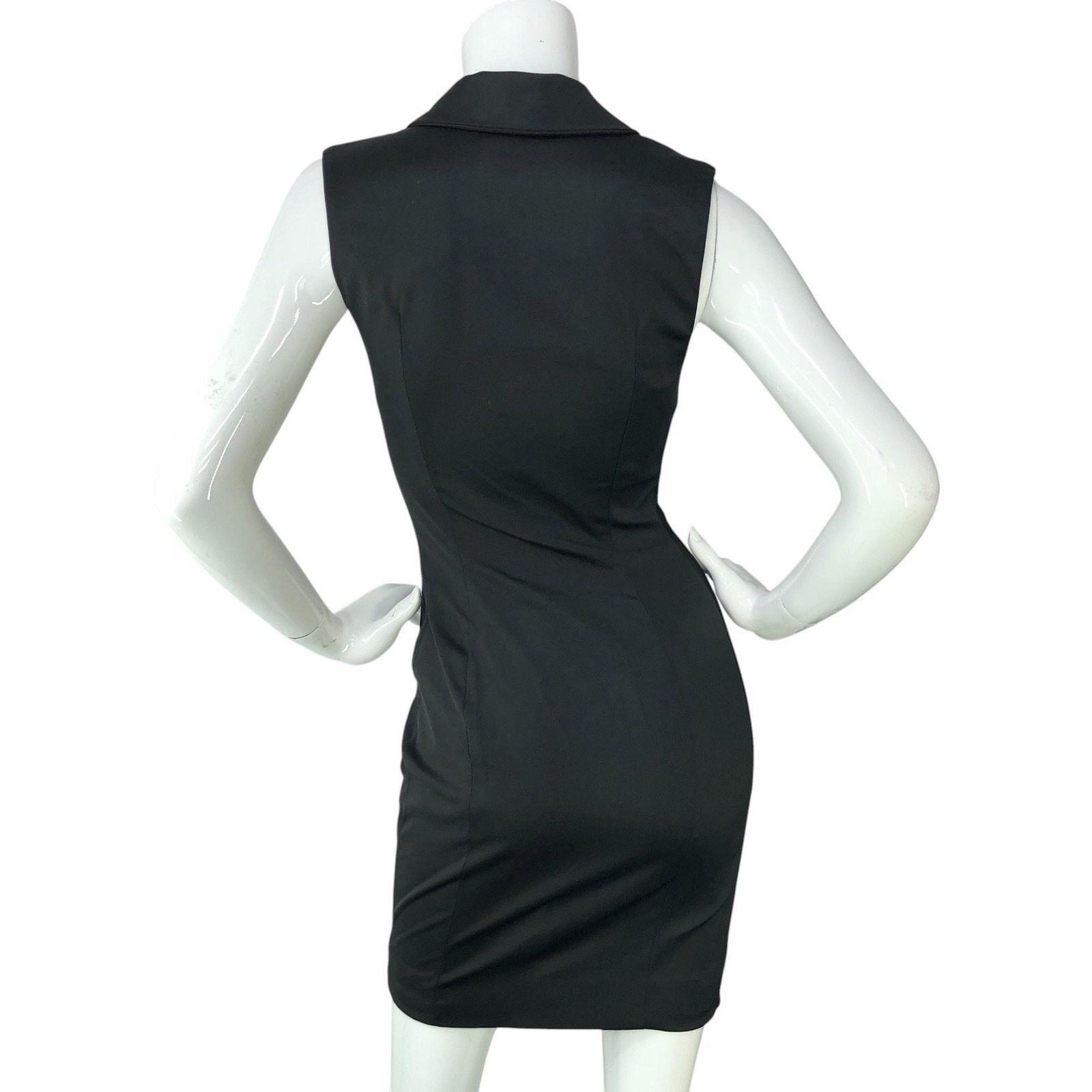 House of CB House of CB Dress XS Black Sleeveless Blazer Button Mini Size XS / US 0-2 / IT 36-38 - 7 Thumbnail