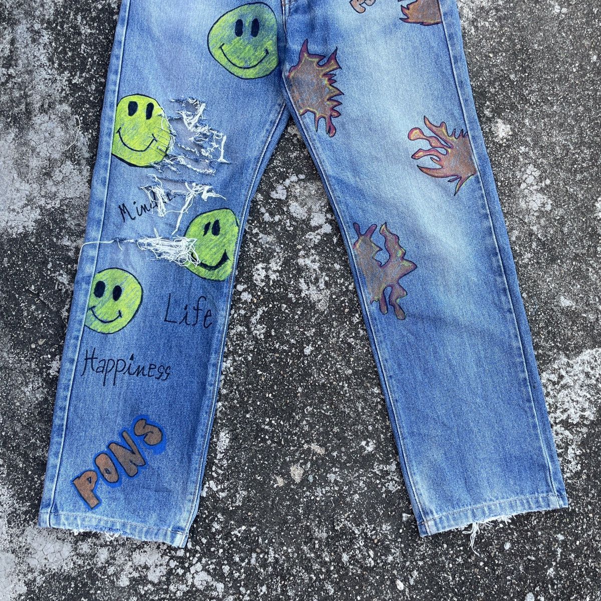 20471120 Vintage Comfort Jeans Custom Distressed Denim Size US 30 / EU 46 - 4 Thumbnail