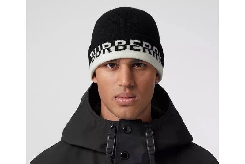 Burberry Burberry Cashmere Beanie Hat Size ONE SIZE - 3 Thumbnail