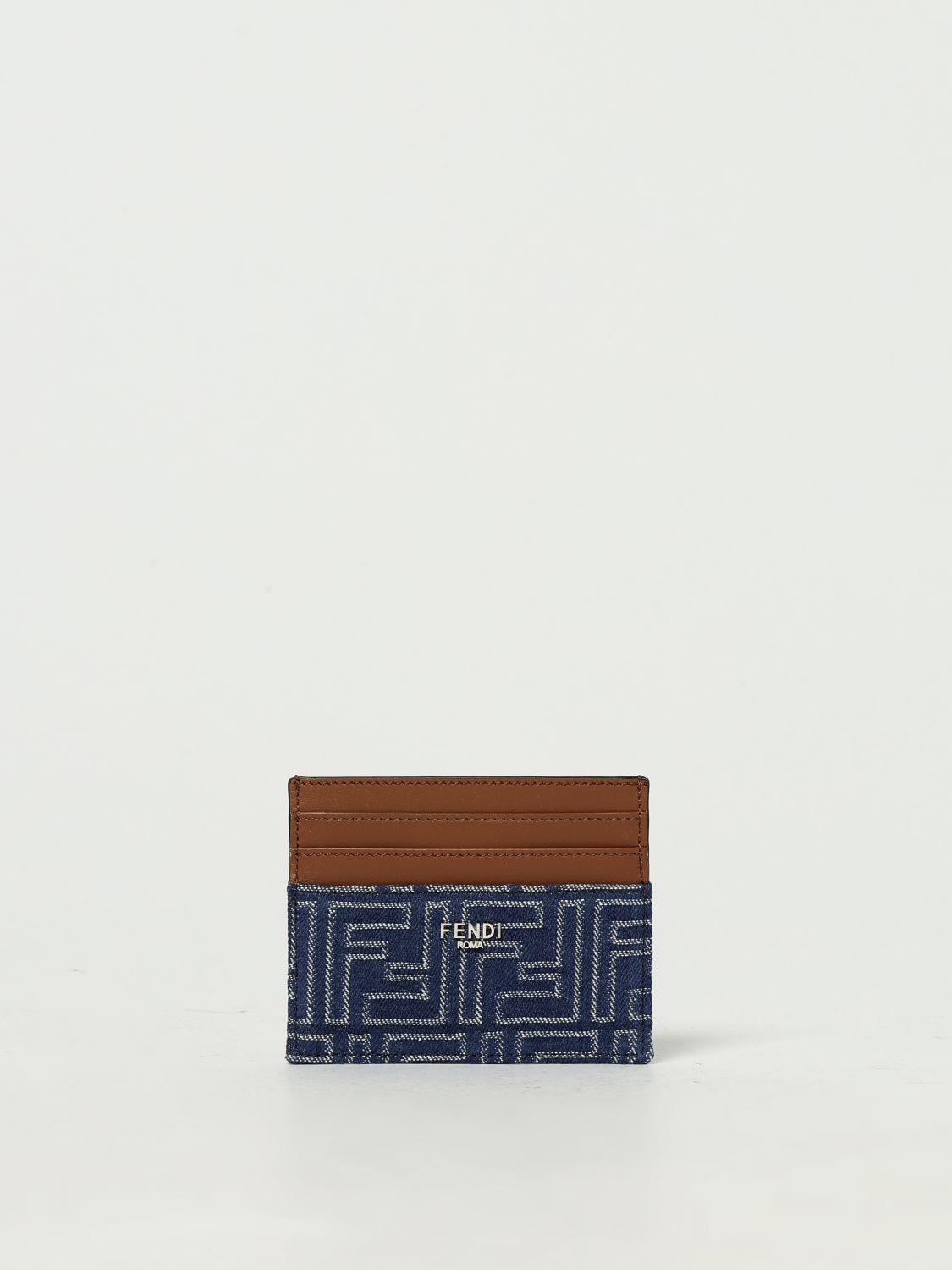 Fendi Fendi Wallet Men Grey Size ONE SIZE - 1 Thumbnail