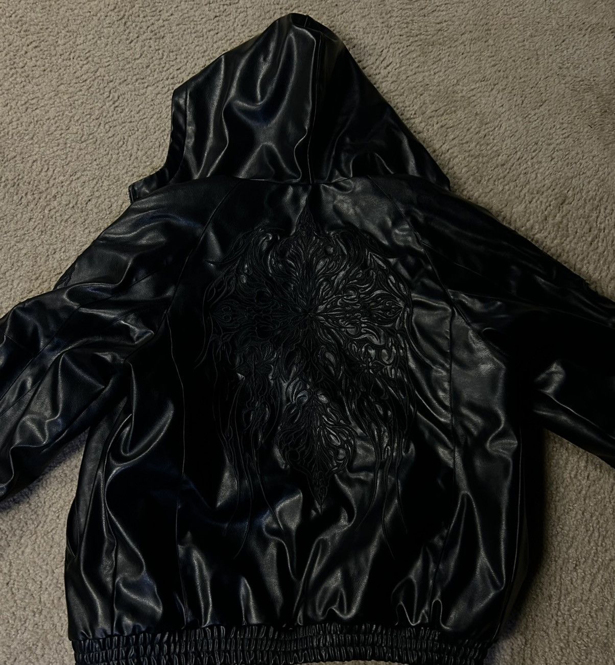 Playboi Carti Curse Leather Jacket Size US L / EU 52-54 / 3 - 7 Thumbnail