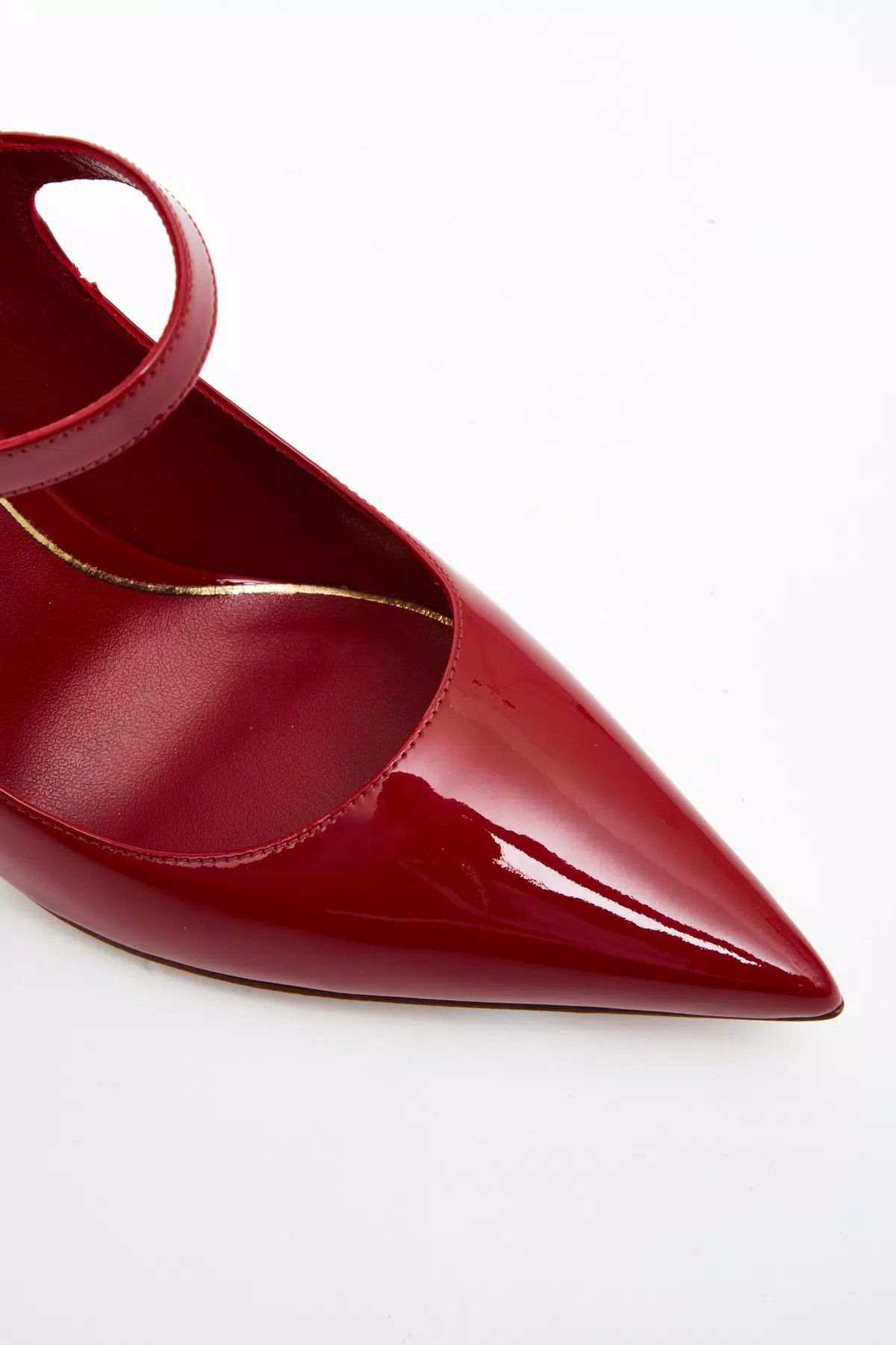 Valentino o1s1wg111125 Tiptoe Patent Leather Pumps 100mm in Red Size US 10.5 / IT 40.5 - 2 Thumbnail