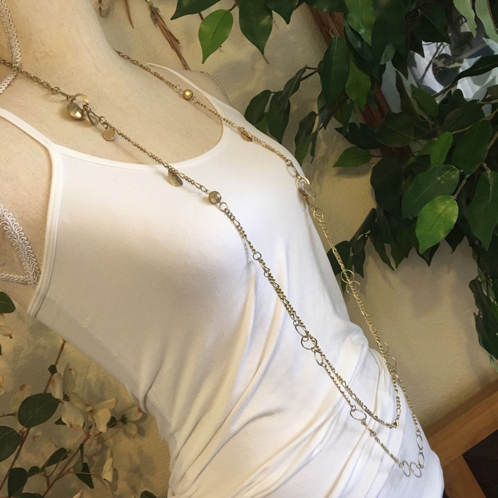 Vintage Vintage 90s gold tone double strand layered chain Size ONE SIZE - 2 Thumbnail