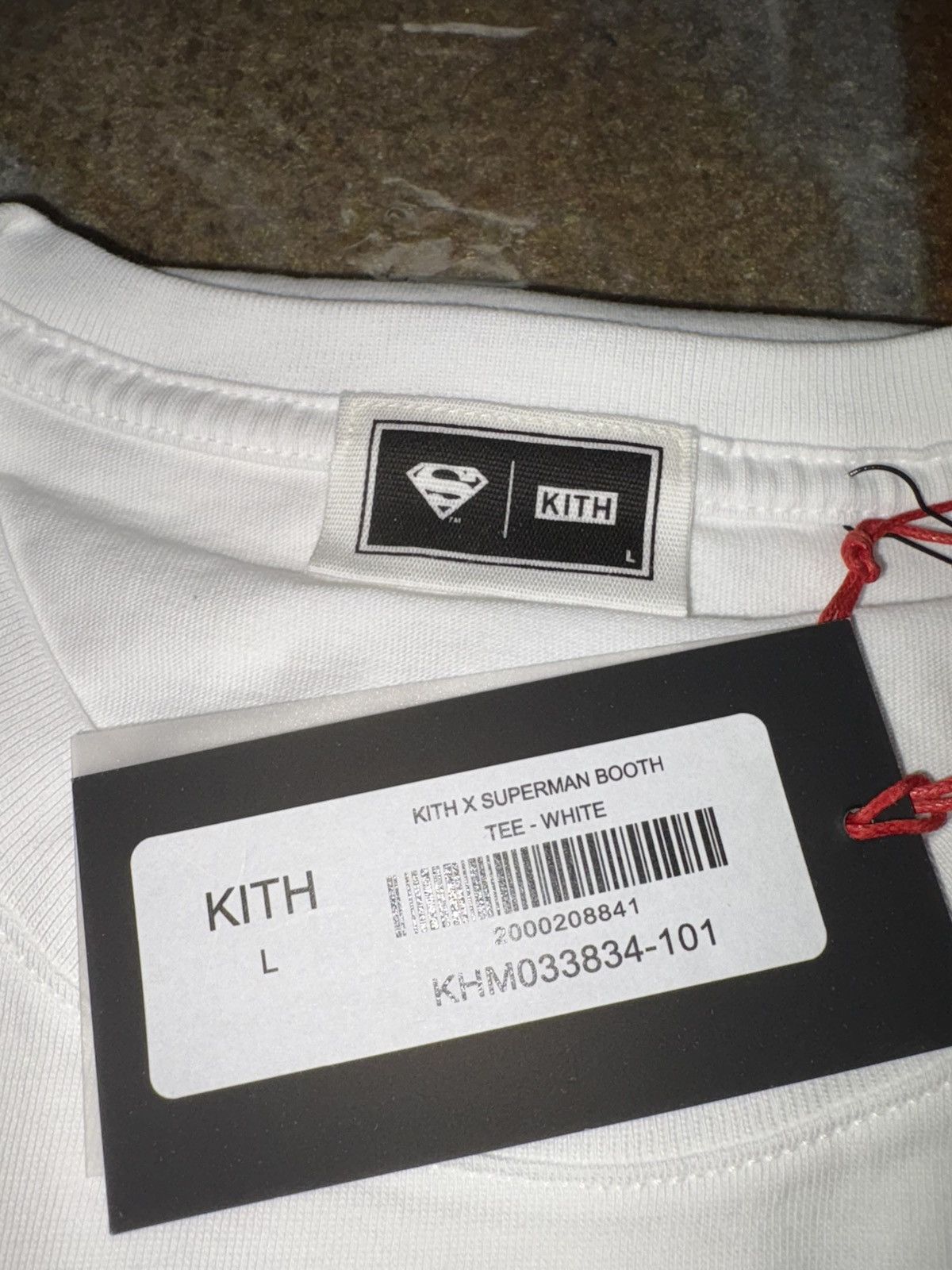 DC Comics Kith x Superman Booth Vintage Tee White Size US L / EU 52-54 / 3 - 4 Thumbnail