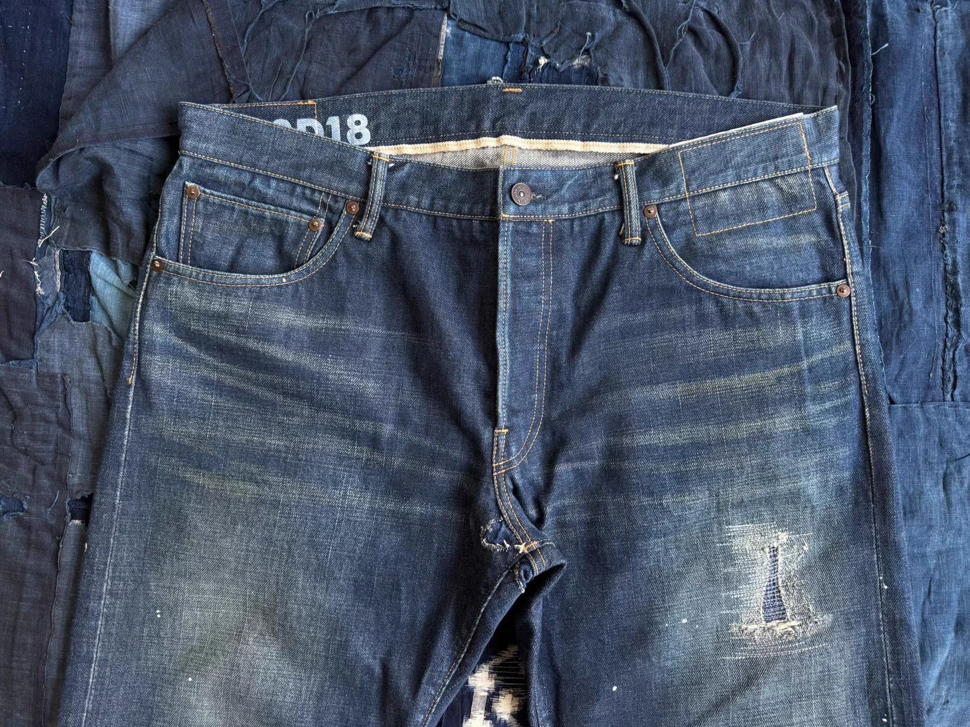Visvim VISVIM 18SS SPOT SOCIAL SCULPTURE DENIM 01.2D18 W38L30 Size US 38 / EU 54 - 3 Thumbnail