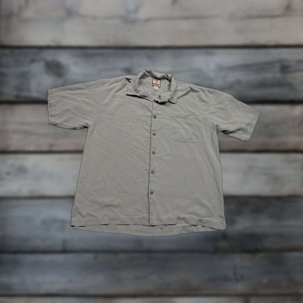 Tommy Bahama Tommy Bahama Shirt Mens XL Beige Button-Up Silk Flower Casual Size US XL / EU 56 / 4 - 1 Thumbnail