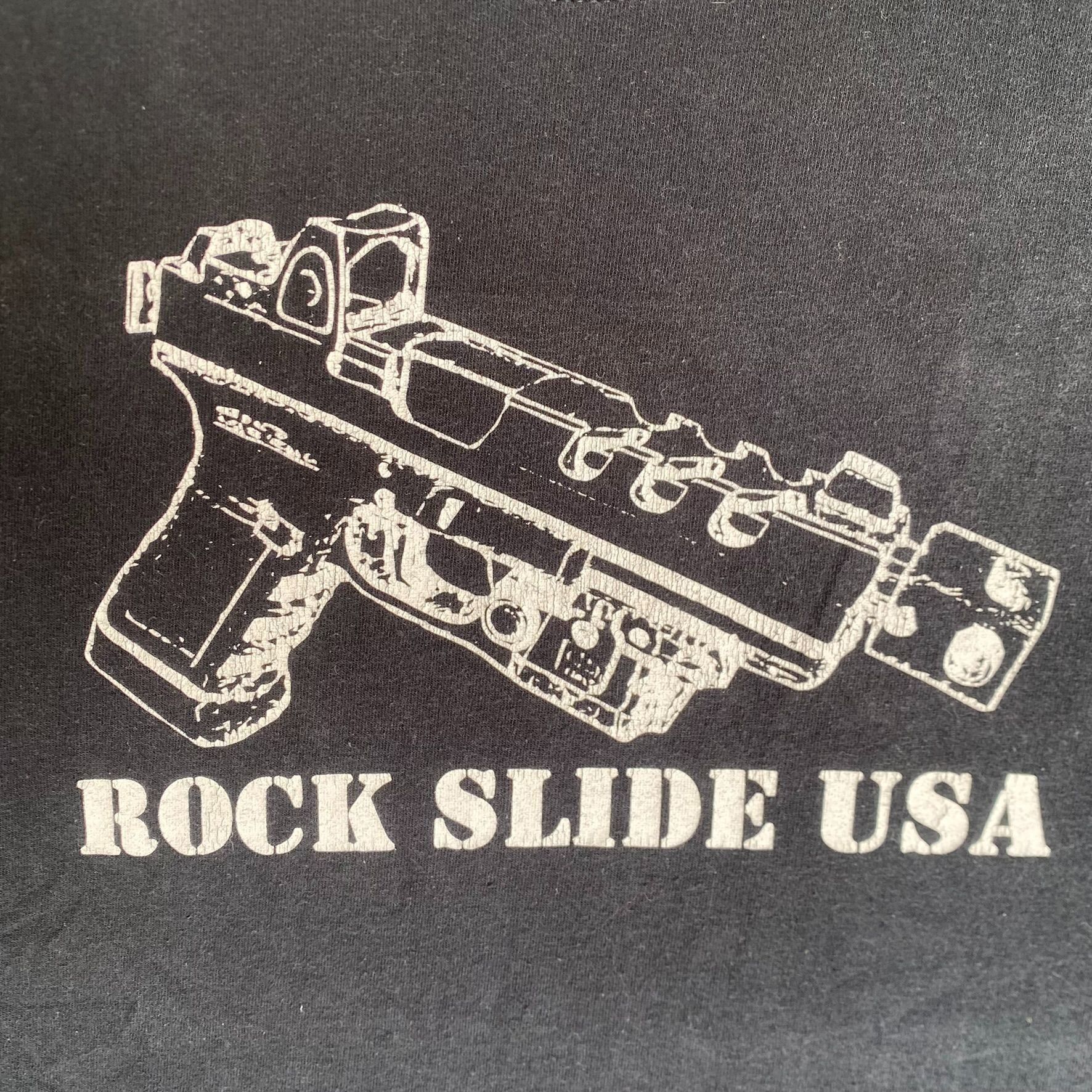 Vintage Vintage Y2K Glock Pistol Shirt Rock Slide Handgun Drill Tee Size US L / EU 52-54 / 3 - 3 Thumbnail