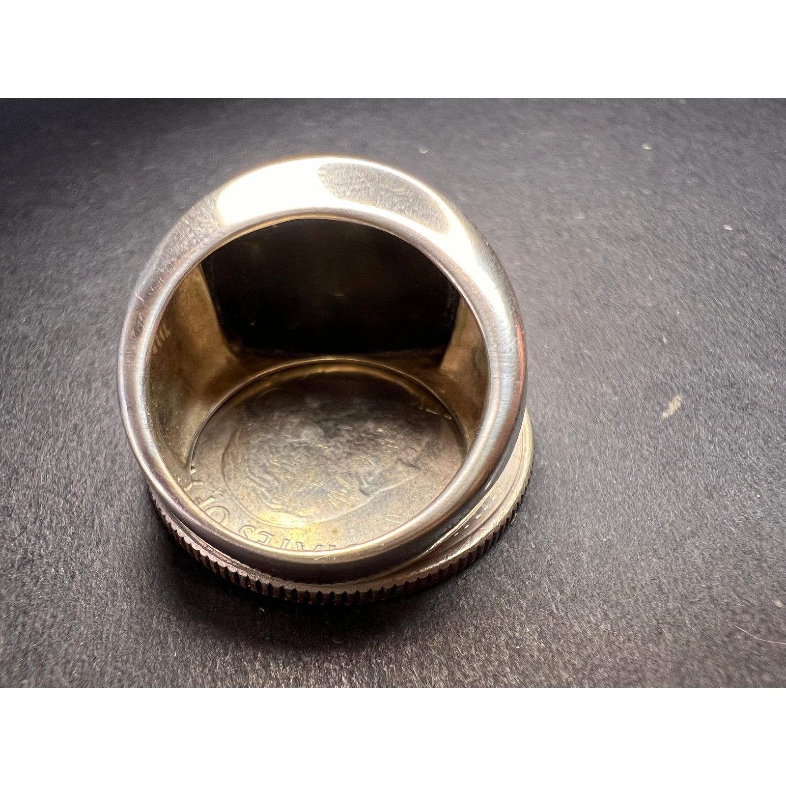 Other Vintage sterling silver black onyx ring size 5 Size ONE SIZE - 11 Thumbnail