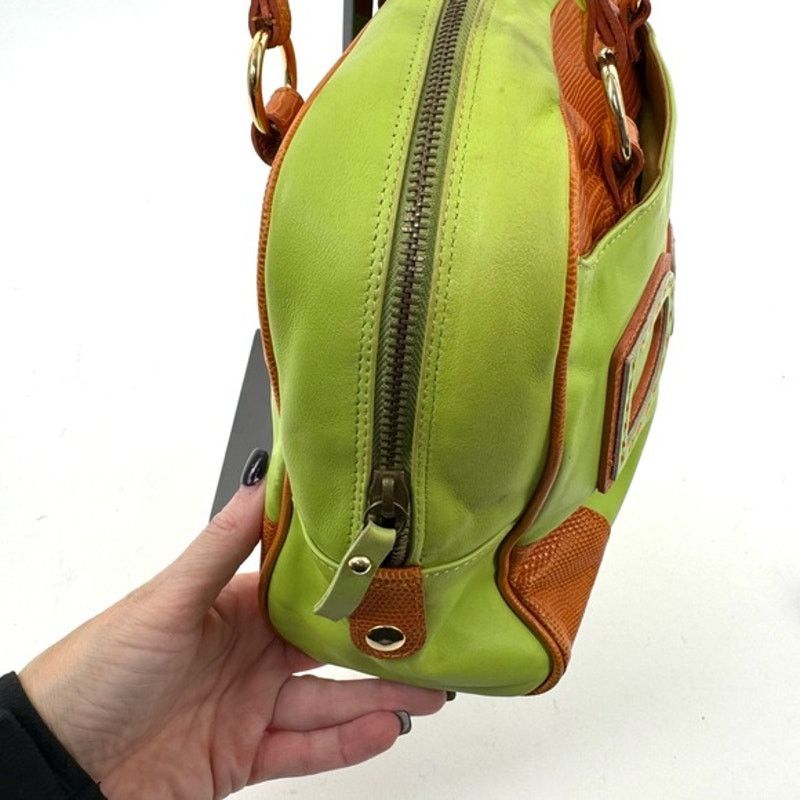 Dolce & Gabbana Dolce & Gabbana Runway Green leather Brown exotic leather Size ONE SIZE - 5 Thumbnail