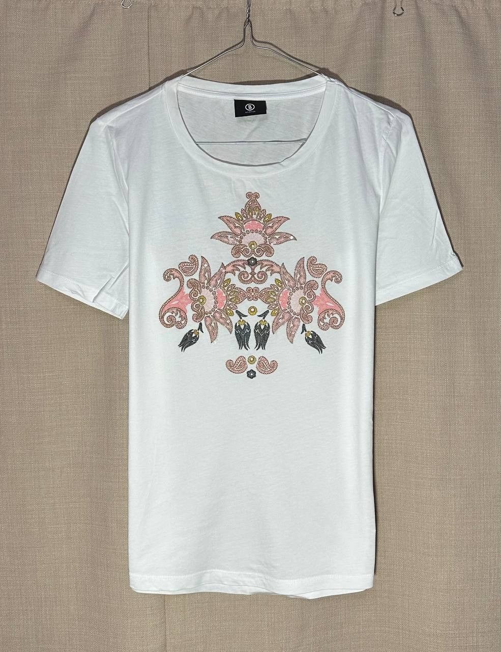 Bogner Bogner t shirt women embroidered flowers Size S / US 4 / IT 40 - 1 Thumbnail