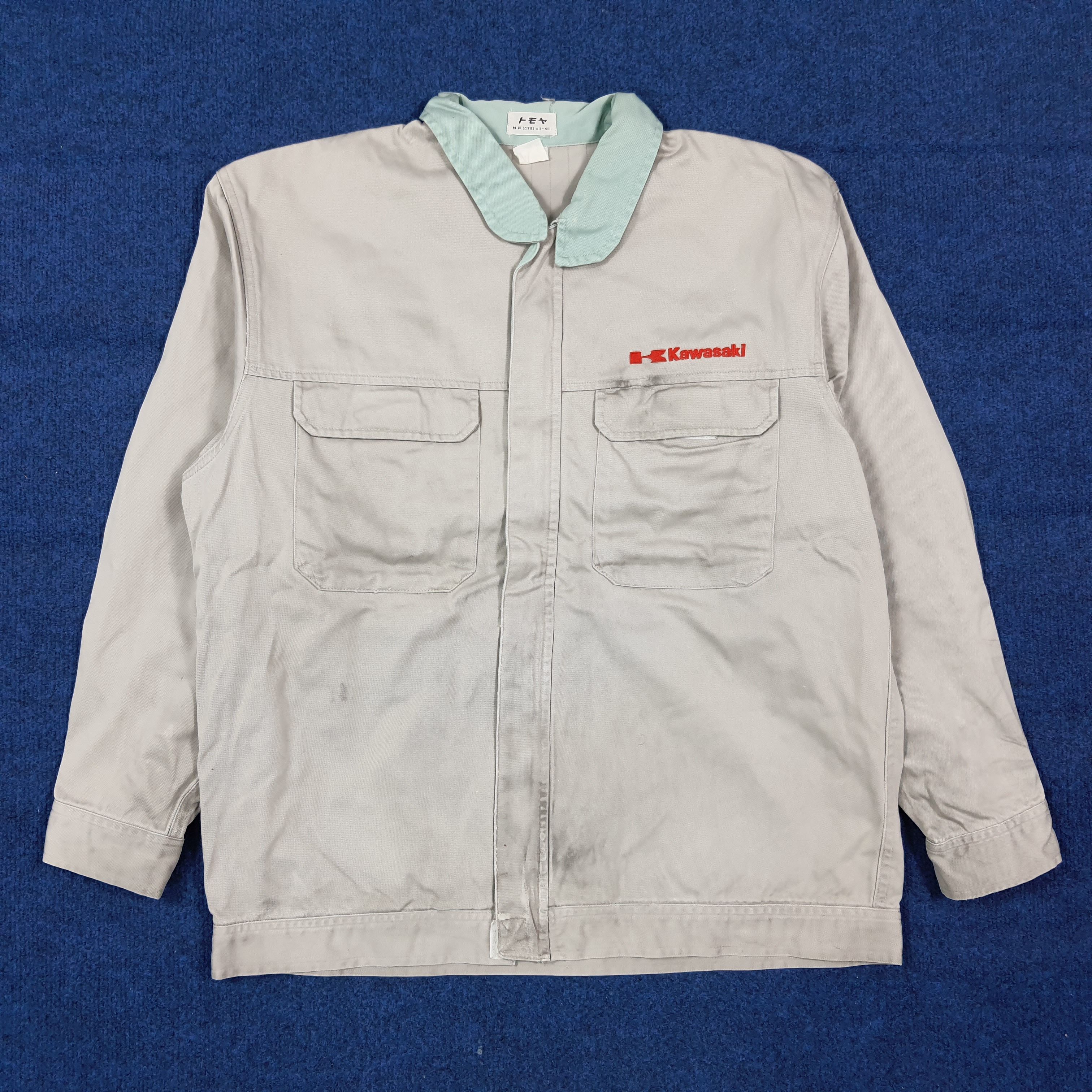 Japanese Brand Vintage KAWASAKI Japanese Brand Racing Jacket C279N20 Size US L / EU 52-54 / 3 - 3 Thumbnail
