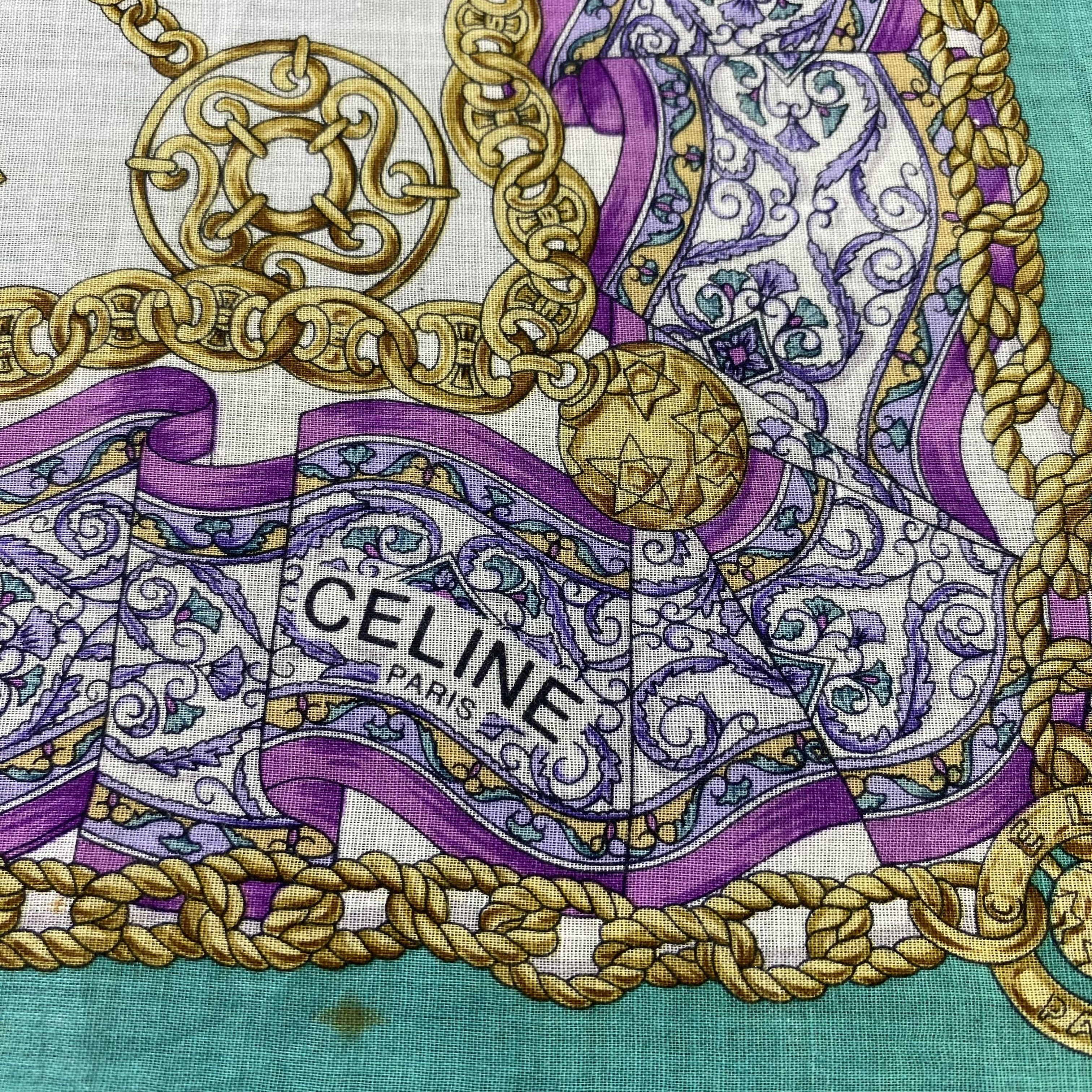 Celine Celine Handkerchief / Bandana / Neckerchief -B701 Size ONE SIZE - 5 Thumbnail