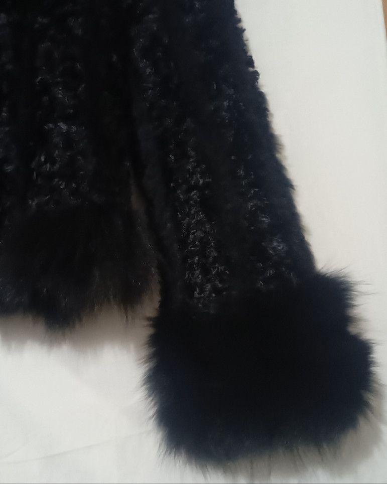 14th Addiction Vintage Y2K real Fur cropped coat jacket AvantGarde 00s Size L / US 10 / IT 46 - 14 Thumbnail