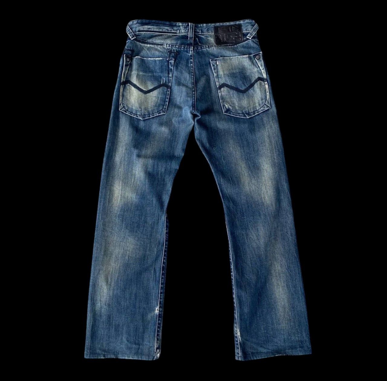 Energie × G-Star W30X31.5 NICE ENERGIE RUSTY MUDWASH DISTRESSED DENIM Size US 30 / EU 46 - 4 Thumbnail