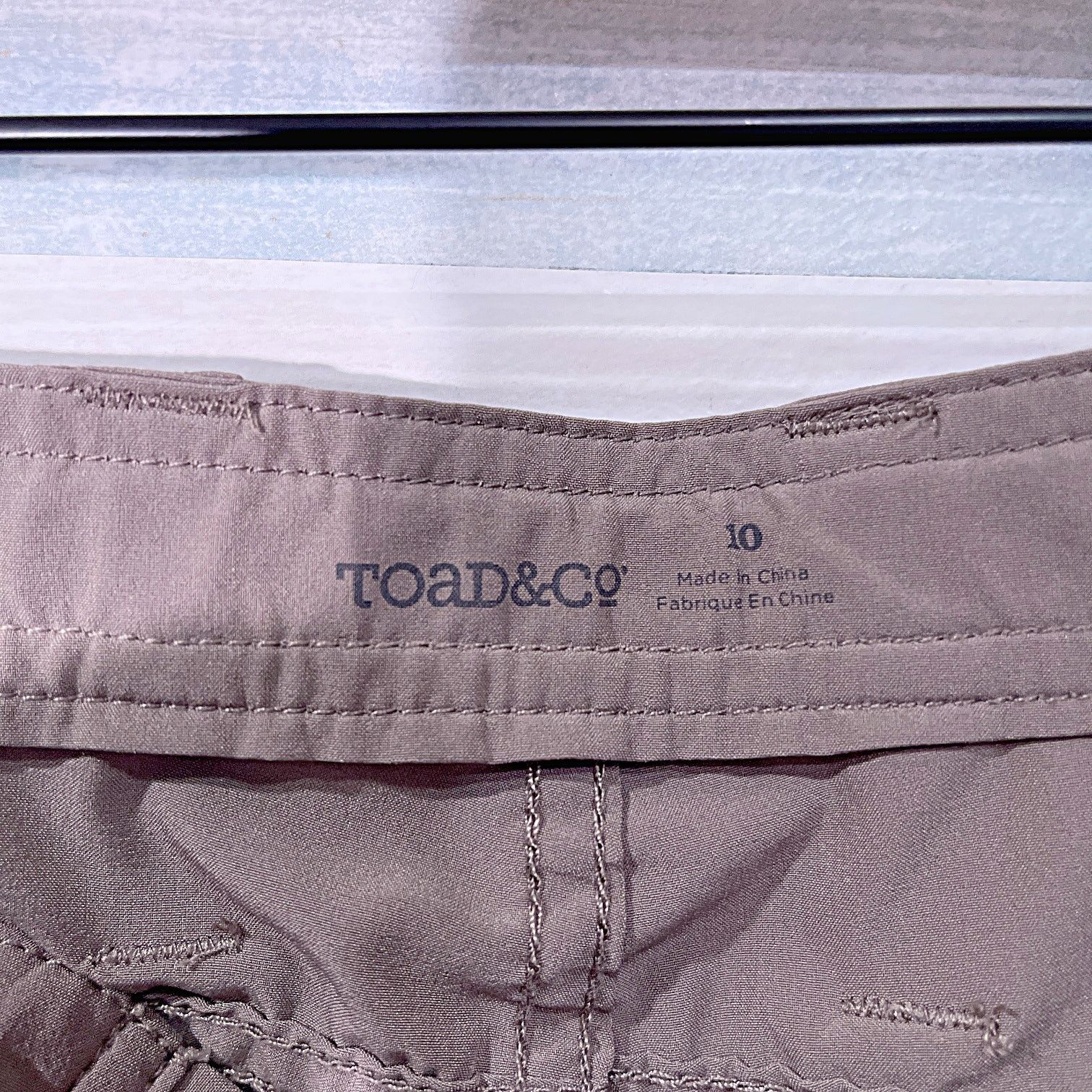 Toad&Co TOAD & CO Jetlite Crop Pants Taupe Womens 10 Size 32" / US 10 / IT 46 - 6 Thumbnail