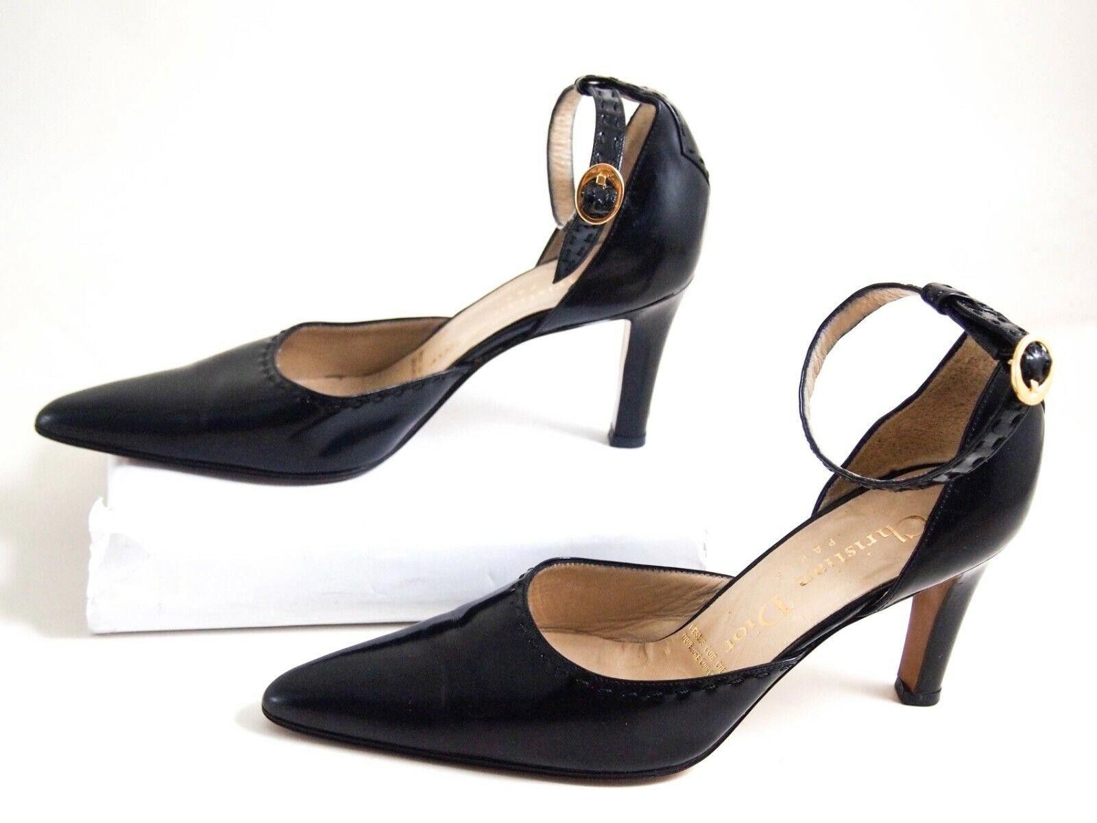 Dior Dior Mid Heel Sandal Pointy Toe Black US 5.5 EU 36 Size US 6 / IT 36 - 4 Thumbnail