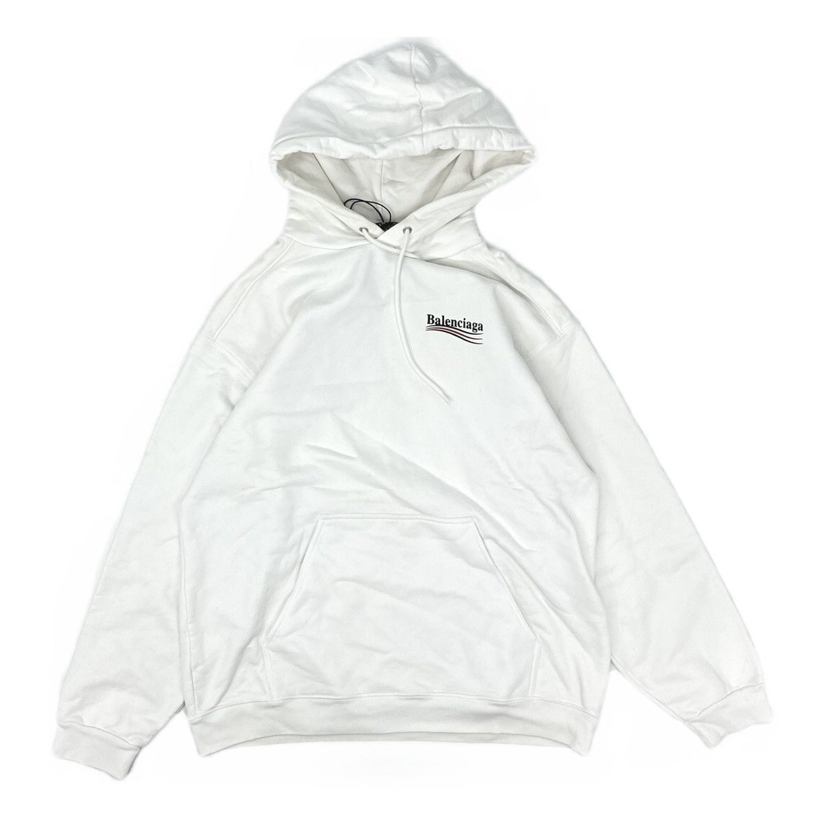Balenciaga BALENCIAGA Political Campaign Logo Hoodie Size US M / EU 48-50 / 2 - 2 Thumbnail
