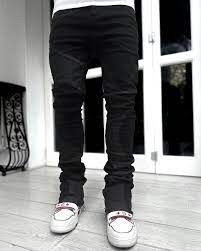 GUAPI RARE 1/100* Wavy Denim Pants Size US 32 / EU 48 - 2 Thumbnail