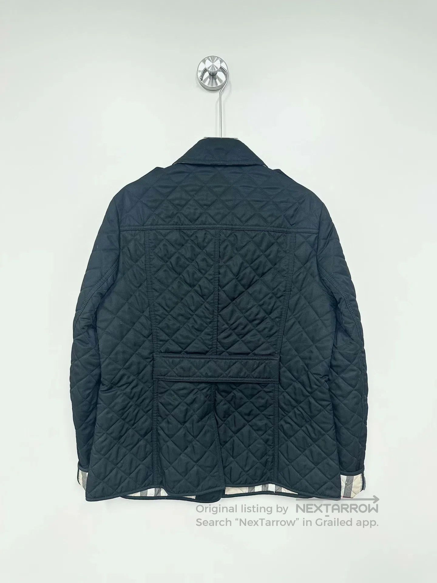 Burberry Burberry Black Diamond Pattern Single-Row Button Lining Pl Size S / US 4 / IT 40 - 2 Thumbnail