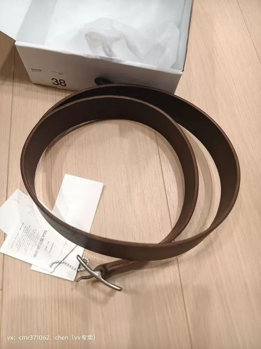 Visvim VISVIM 23AW PLAIN BELT 40MM dk brown w38 antique Size ONE SIZE - 3 Thumbnail
