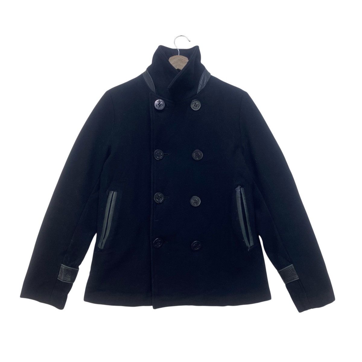 FDMTL Scanner Fundamental FDMTL Street Fashion Leather Wool Coat Size US XS / EU 42 / 0 - 3 Thumbnail