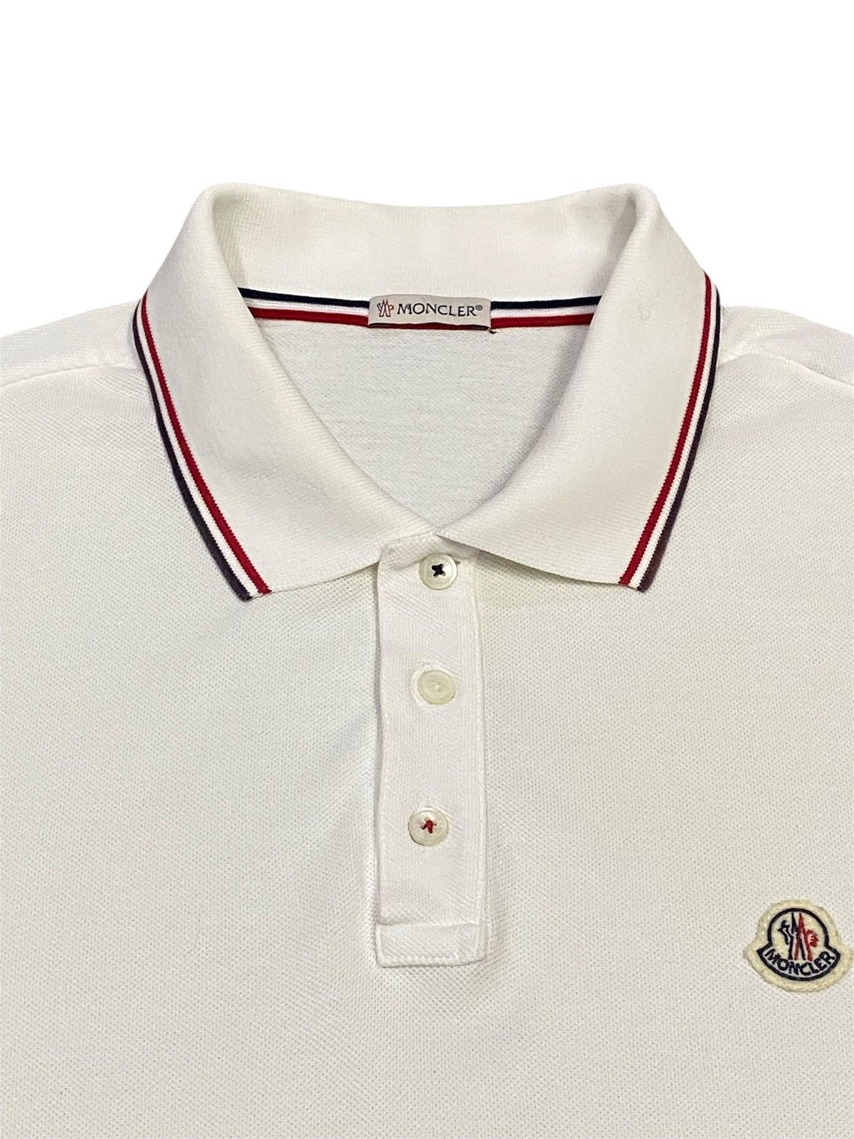 Moncler Moncler Contrast Rib Polo Shirt Size US L / EU 52-54 / 3 - 7 Thumbnail