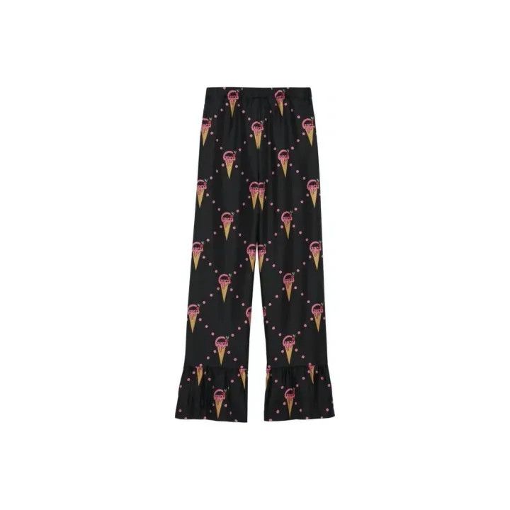 Gucci Gucci Patterned Loose Fit Pants for Women Size 36" / US 14 / IT 50 - 1 Thumbnail