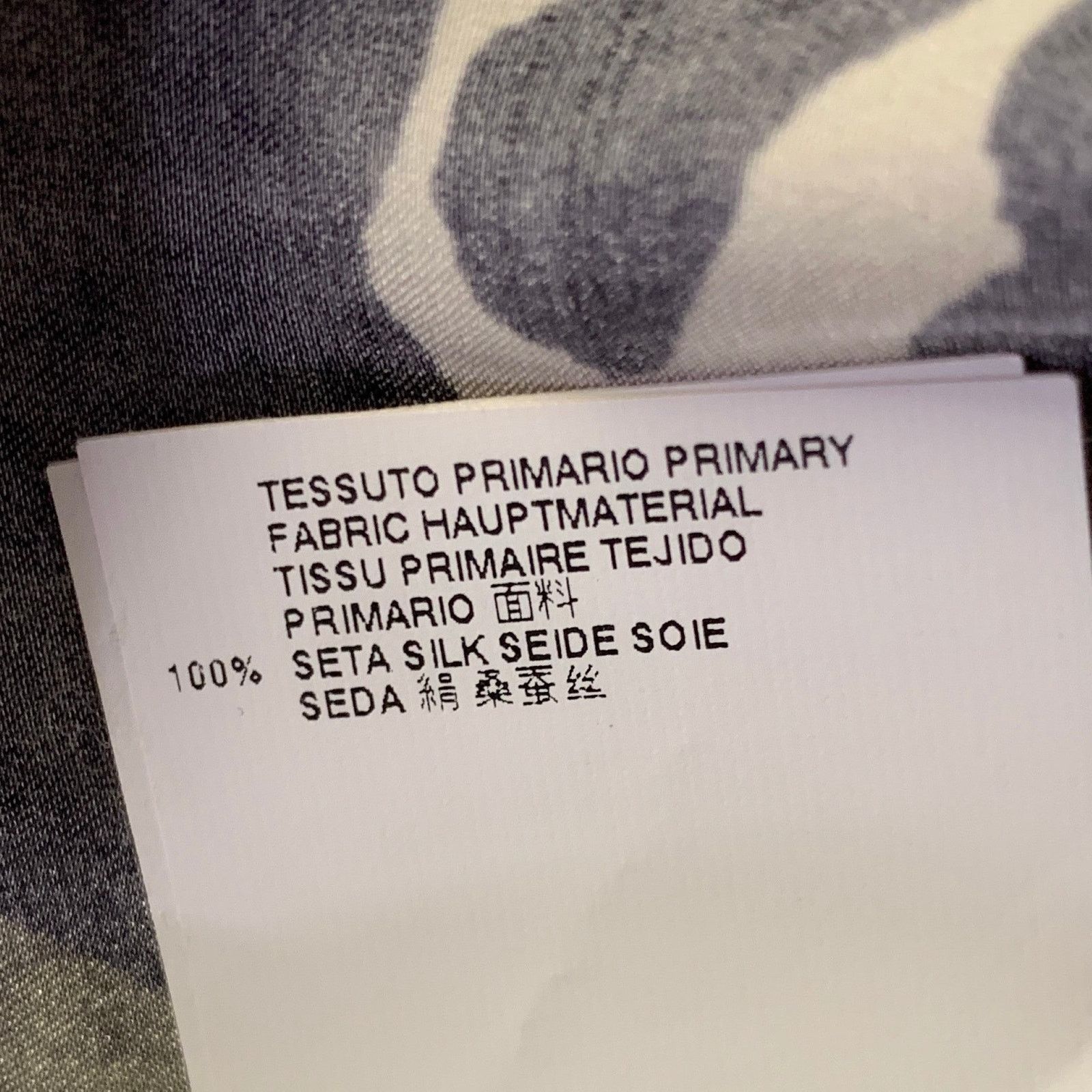 Dsquared2 DSQUARED2 Size XS Black Green Camo Silk Long Sleeve Shirt Size US XS / EU 42 / 0 - 7 Thumbnail