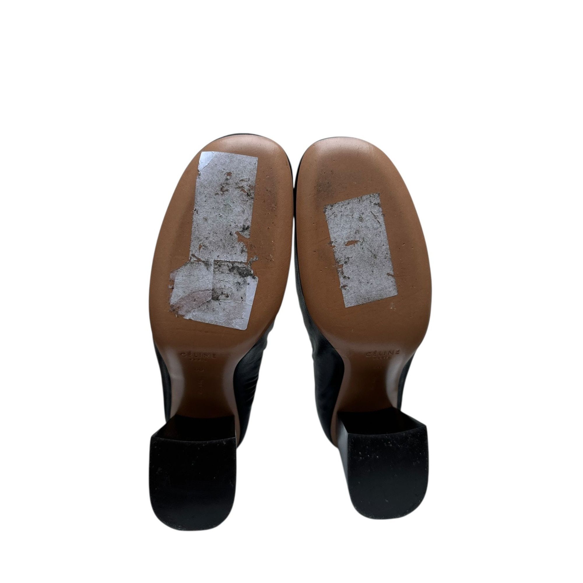 Celine Phoebe Philo Black Ballerina Heels Size US 10 / IT 40 - 8 Thumbnail