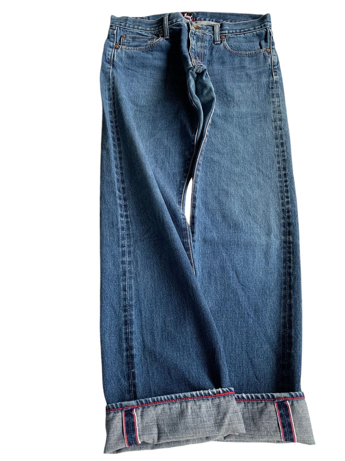Jean × Paul Smith Red Ear Paul Smith Red Ear Japanese Selvedge Distressed Denim🎌 Size US 32 / EU 48 - 5 Thumbnail