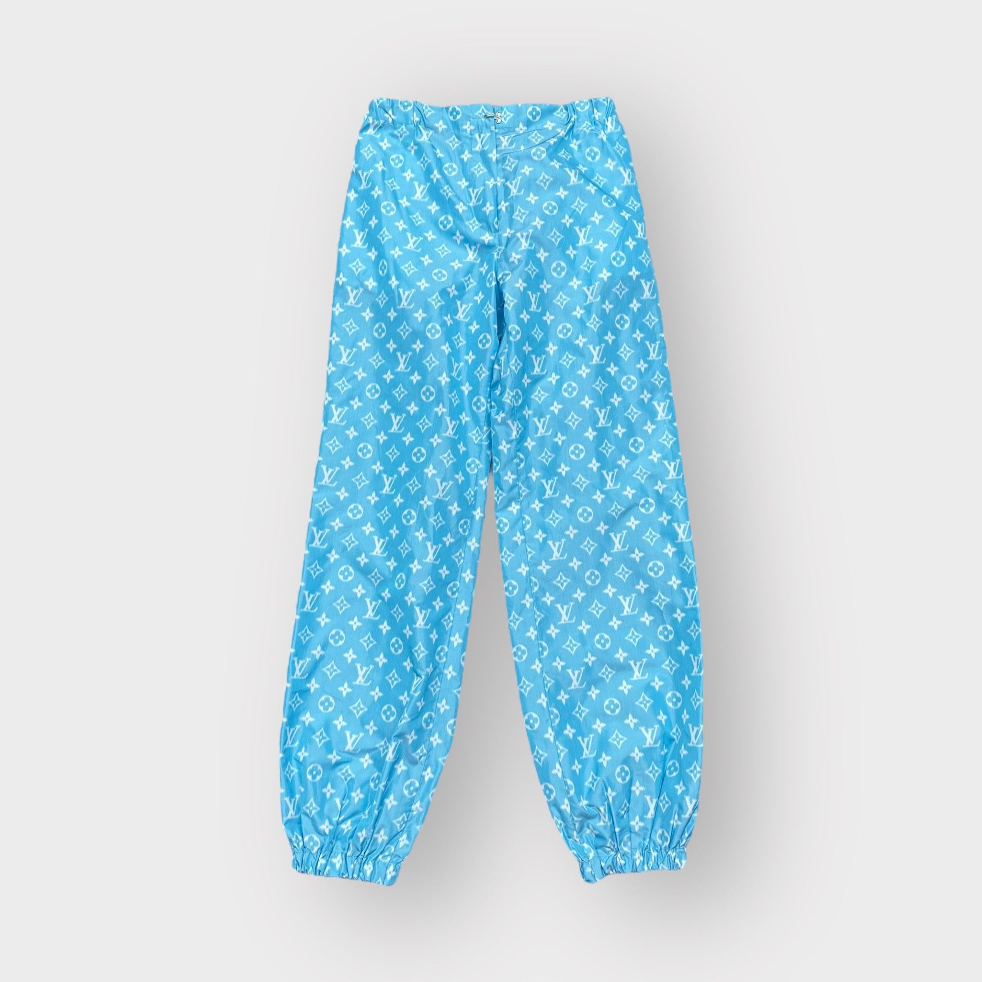 image of Louis Vuitton Sweatpants Monogram Blue, Women's (Size 24)