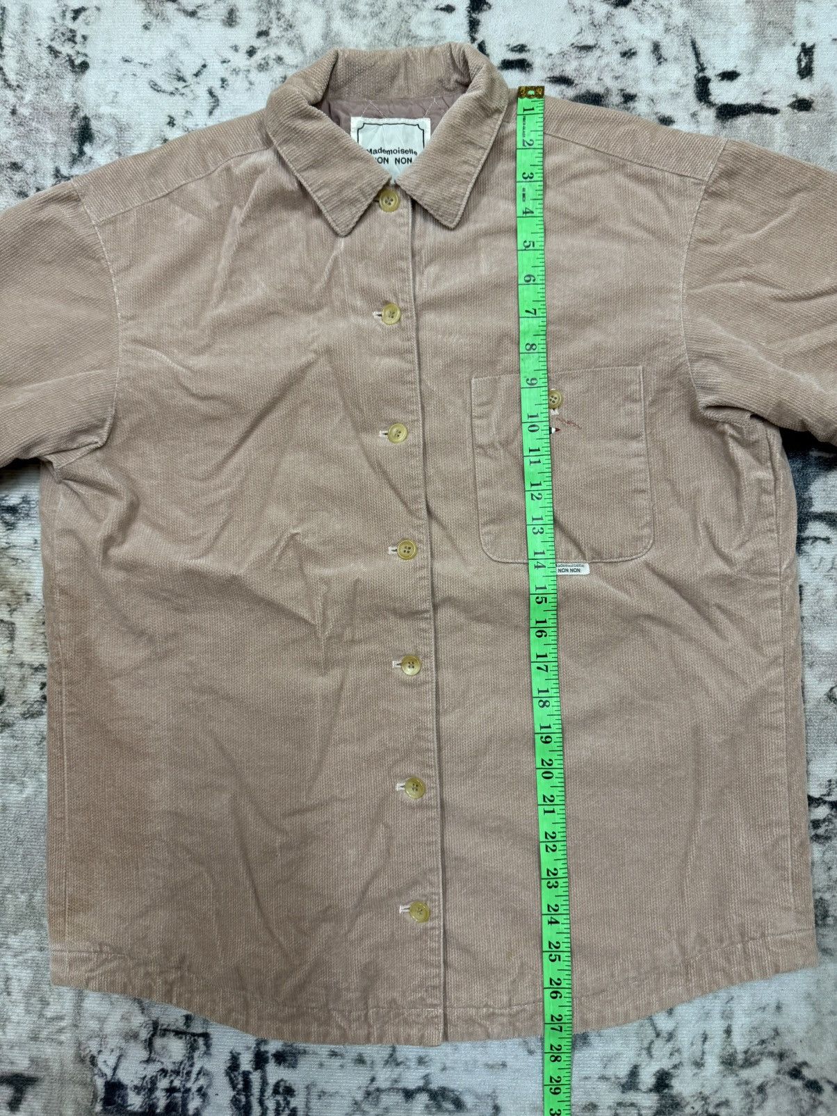 Mademoiselle Non Non Mademoiselle Non Non Quilted Lined Cudroy Button up Shirt Size US S / EU 44-46 / 1 - 12 Thumbnail
