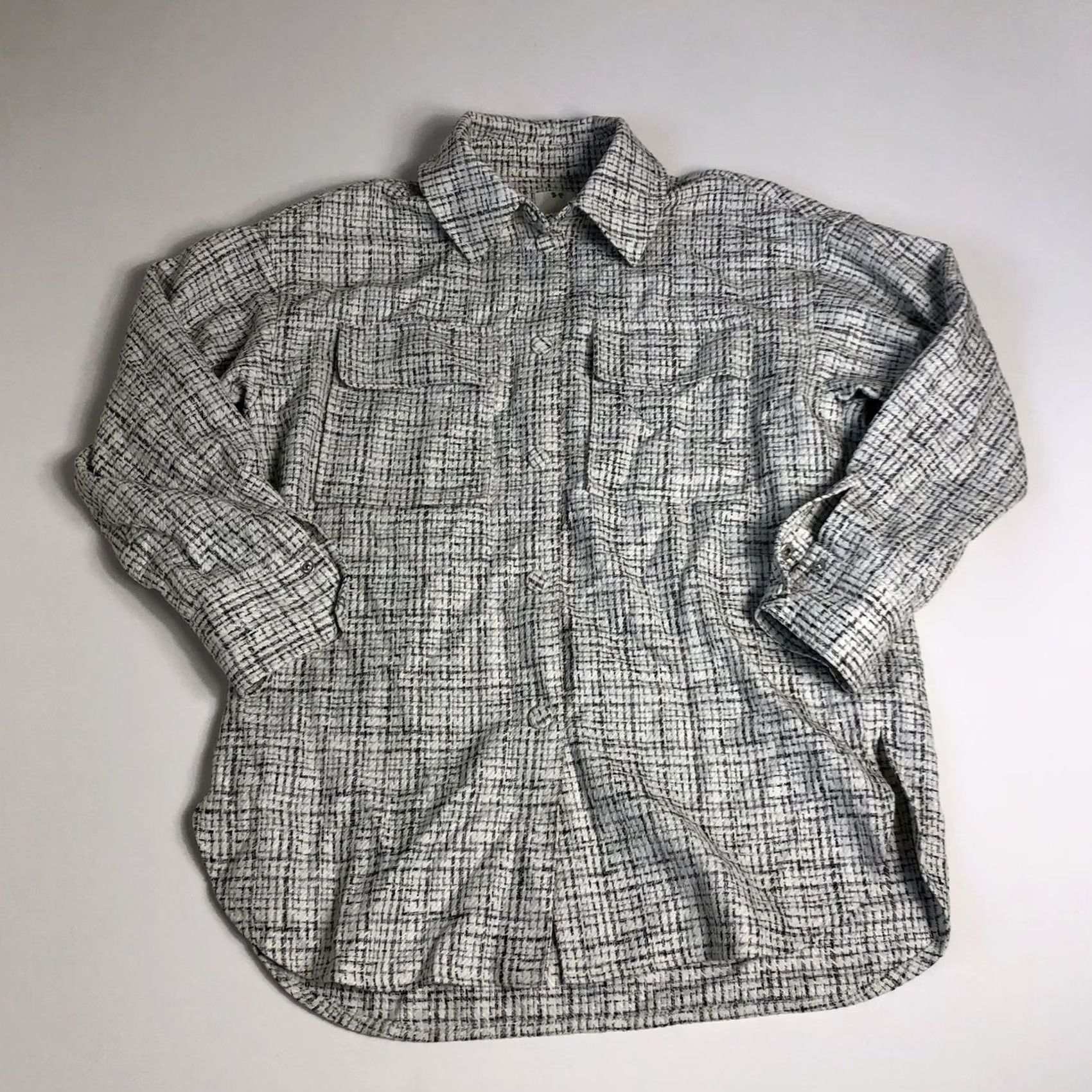 H&M H&M Knit Sweater Jacket Snap Button Long Sleeve White Mens Sweatshirt M15 Size US S / EU 44-46 / 1 - 2 Thumbnail