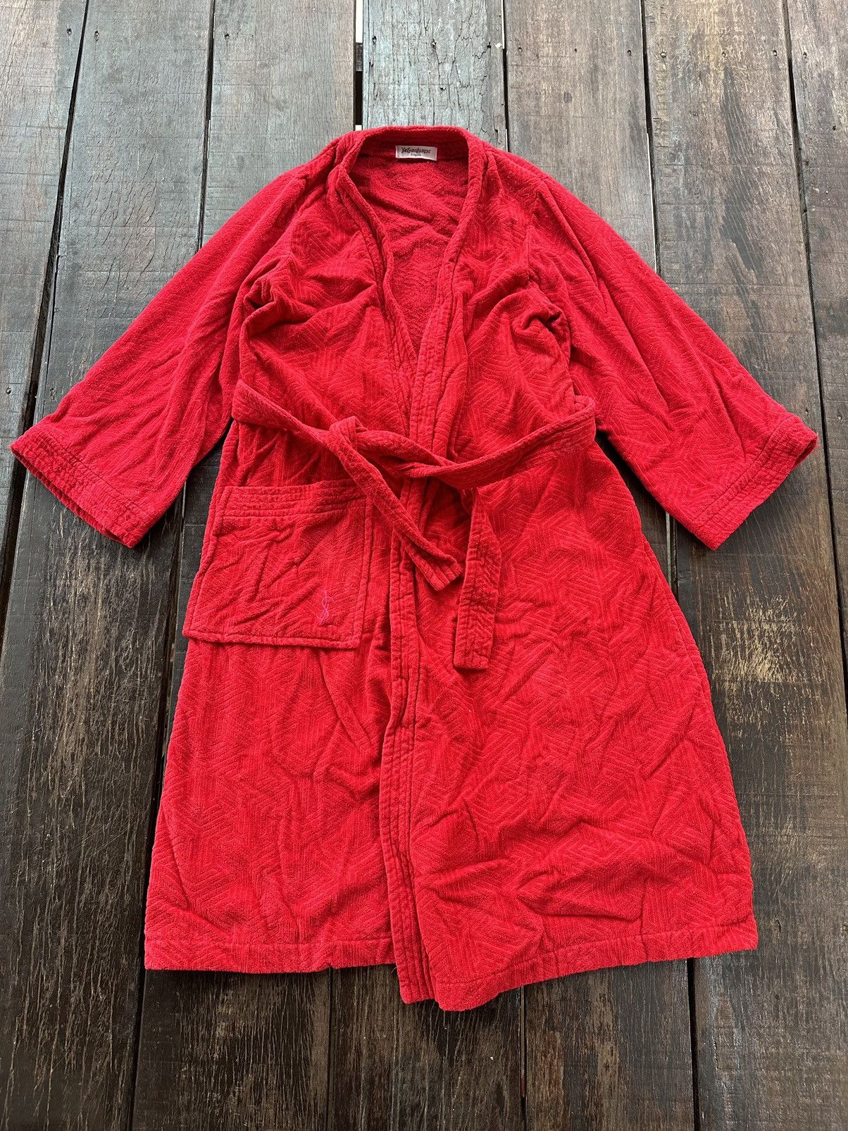 Yves Saint Laurent YVES SAINT LAURENT BATH ROBE Size L / US 10 / IT 46 - 1 Thumbnail