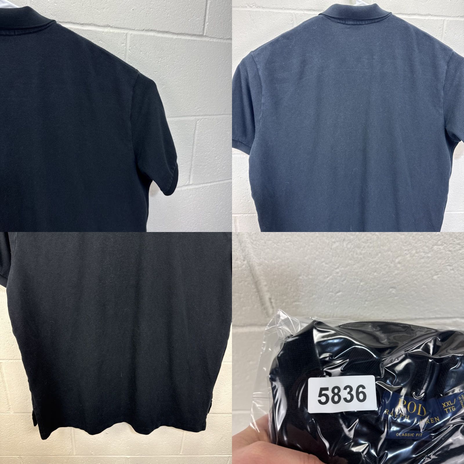 Polo Ralph Lauren Polo Ralph Lauren Men's XXL Black Classic Fit Short Sleeve Cotton Polo Shirt Size US XXL / EU 58 / 5 - 9 Thumbnail
