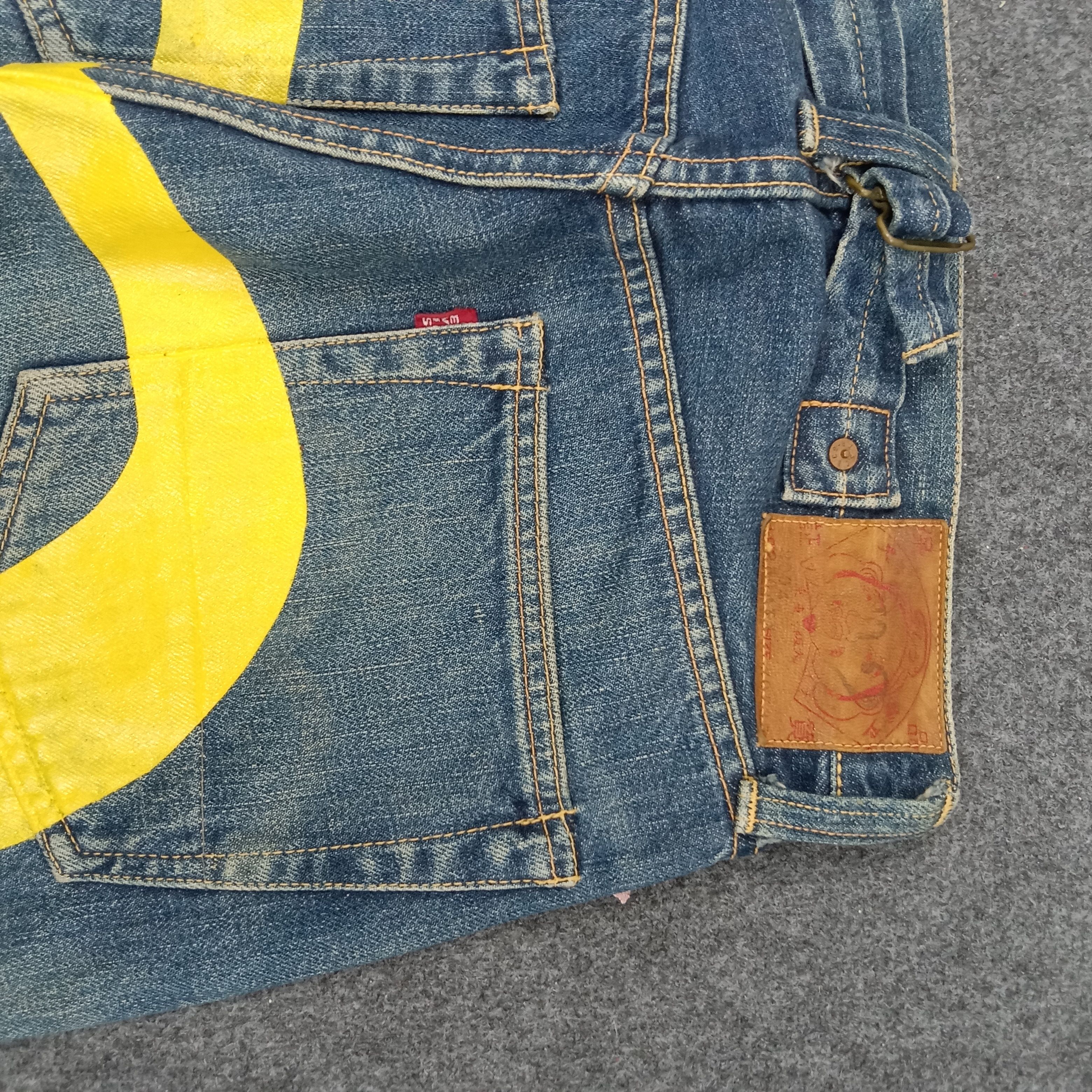 Evisu Evis Japanese Brand Daicock Custom Art Denim Jeans c235n25 Size US 28 / EU 44 - 3 Thumbnail
