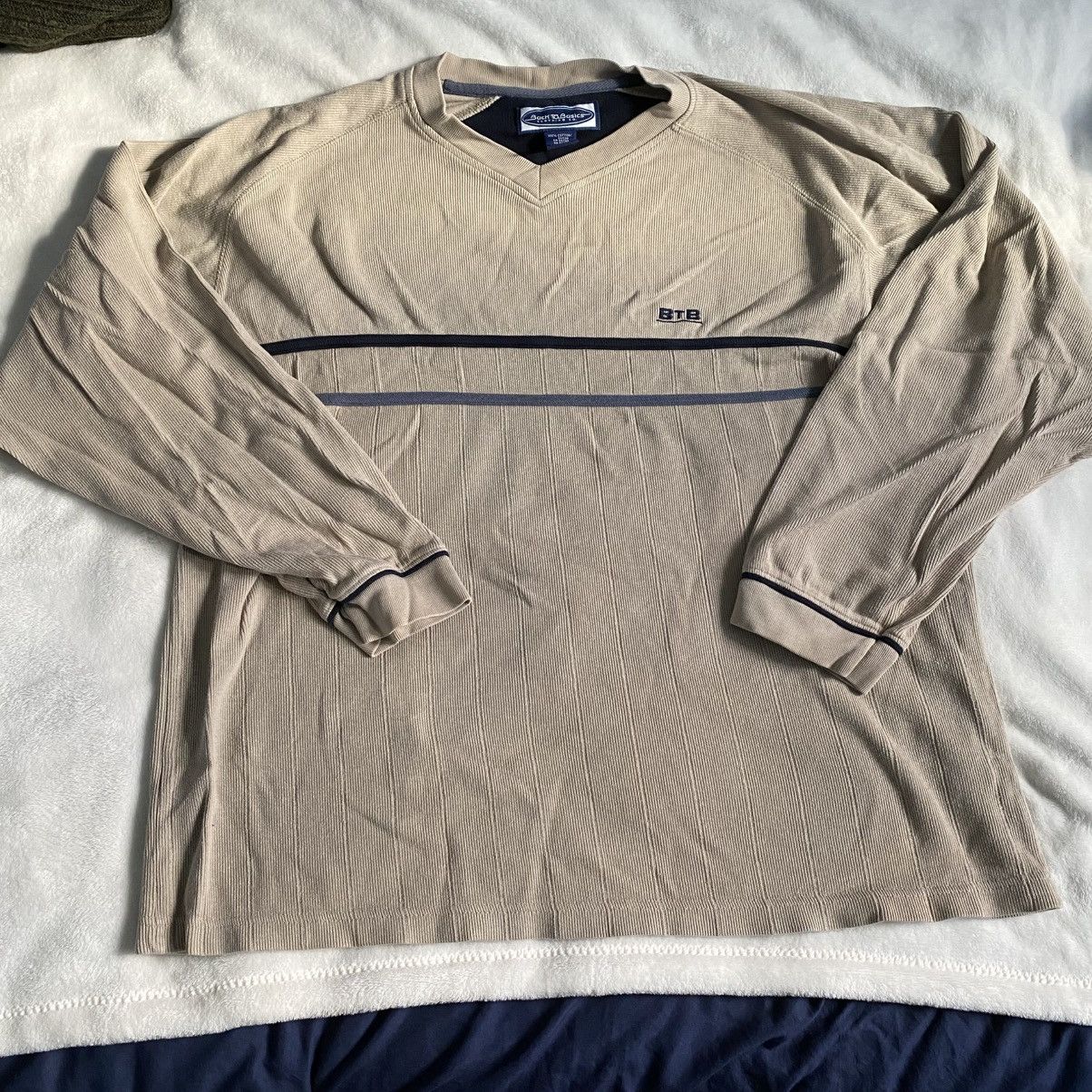 Other Vintage Beige Sweater Size US XL / EU 56 / 4 - 1 Thumbnail