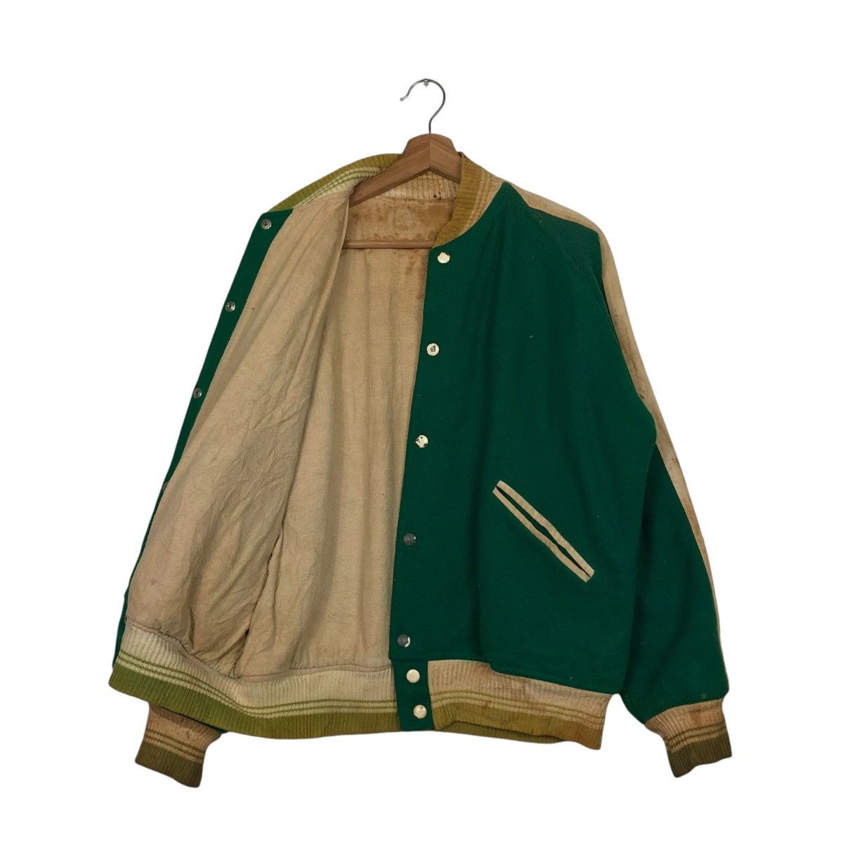 Vintage 🔥TRUE VINTAGE 1960’s VARSITY JACKET SPORTSWEAR LETTERMAN USA Size US M / EU 48-50 / 2 - 13 Thumbnail