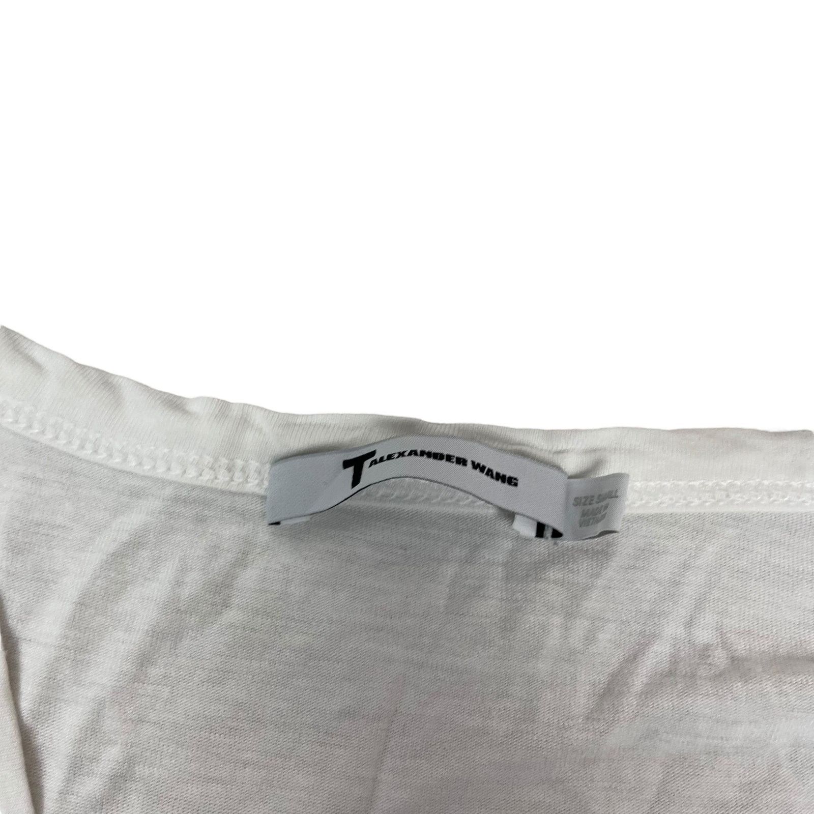 Alexander Wang Alexander Wang Adults White Short Sleeve Pullover T-Shirt S Size US S / EU 44-46 / 1 - 8 Thumbnail