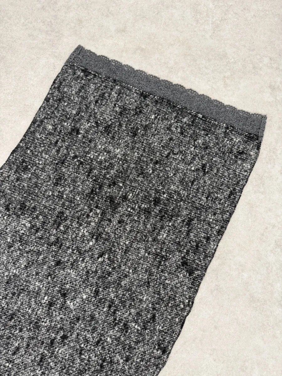 Vintage 2010s Dolce & Gabbana Grey Reversible Scarf Size ONE SIZE - 4 Thumbnail