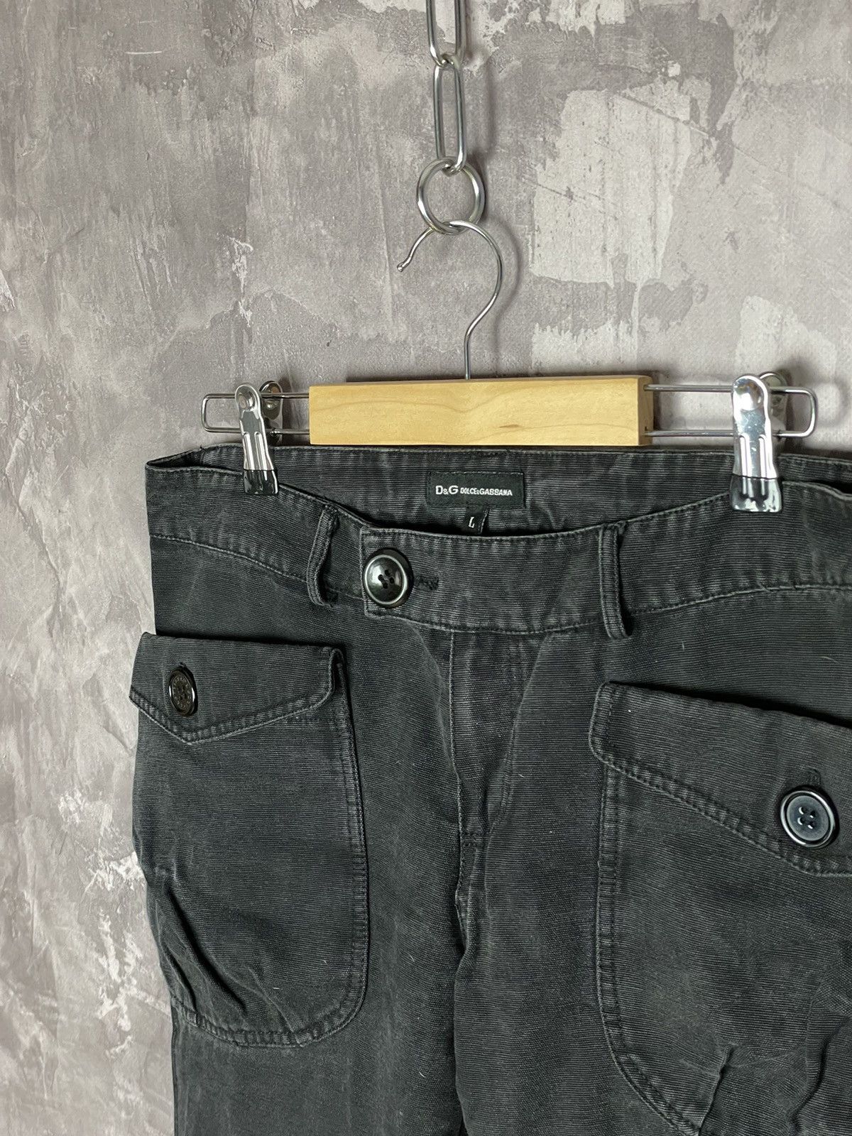 Dolce & Gabbana × Vintage 90’s Dolce & Gabbana Style Backwards cargo pants Size 32" / US 10 / IT 46 - 4 Thumbnail